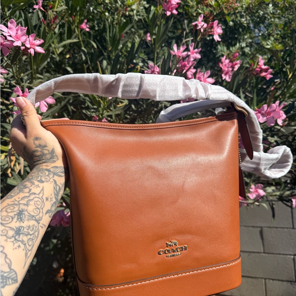 Coach Tan Jude Leather Duffel Bag